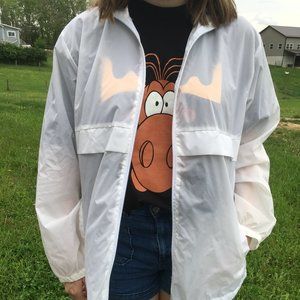 Thin White Windbreaker